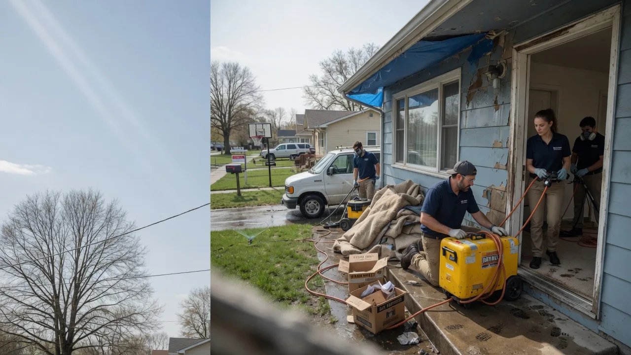 Basement Flood Cleanup in Middleton, WI near me